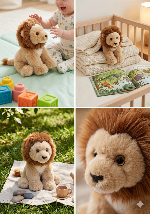 Hypoallergenic Lion Plush